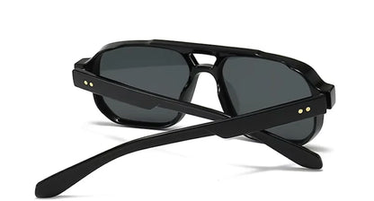 Lunettes de Soleil Femme Carrées avec Détails Dorés – Victoria