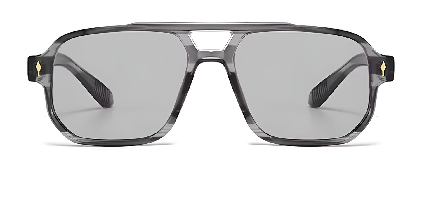 Lunettes de Soleil Femme Carrées avec Détails Dorés – Victoria
