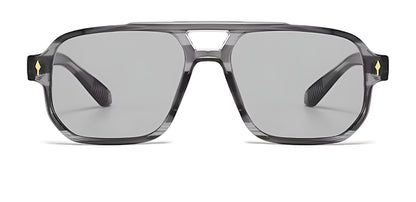 Lunettes de Soleil Femme Carrées avec Détails Dorés – Victoria