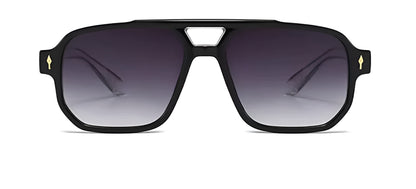 Lunettes de Soleil Femme Carrées avec Détails Dorés – Victoria