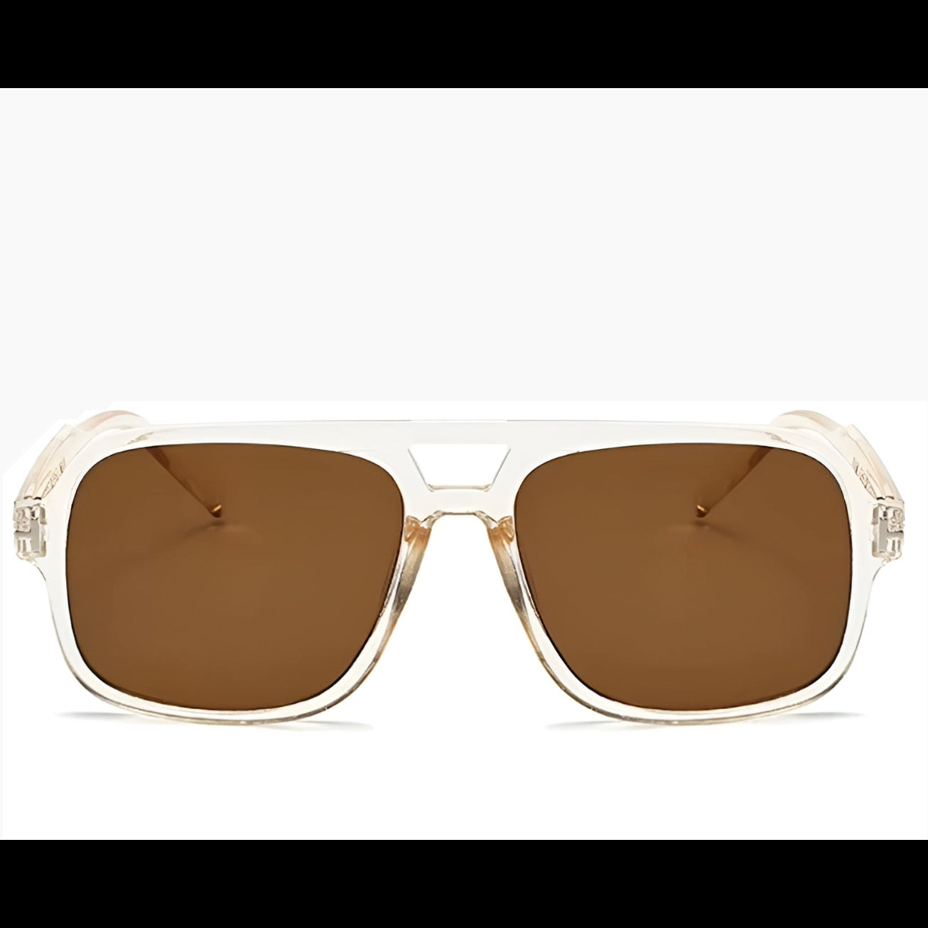 Lunettes de Soleil Femme Carrées avec Détails Métalliques – Calypso