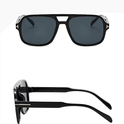 Lunettes de Soleil Femme Carrées avec Détails Métalliques – Calypso