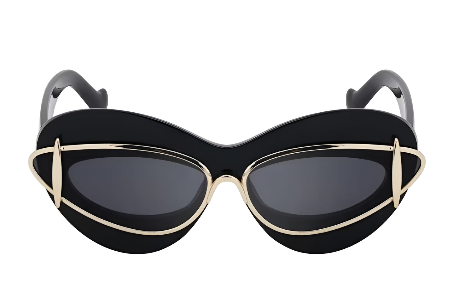 Lunettes de Soleil Femme Œil de Chat avec Détails Métalliques – Sofia