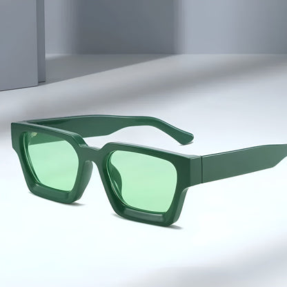 Lunettes de Soleil Femme Rectangulaires Épaisses – Shauna