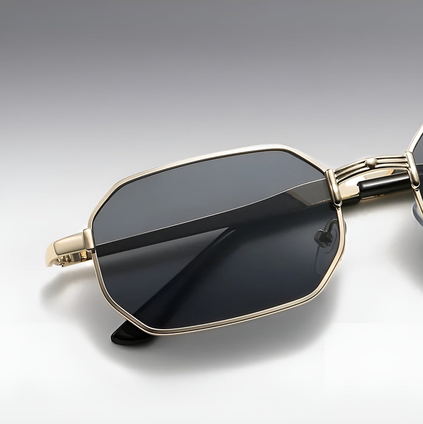 Lunettes de Soleil Femme Rectangulaires Métalliques – Selena
