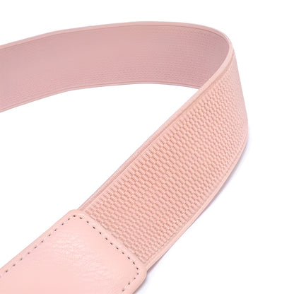 Ceinture Femme Élastique Rose à Boucle Dorée – Lisbonne