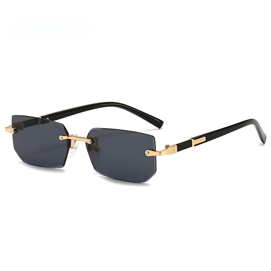 Lunettes de Soleil Femme Rectangulaires Sans Monture – Celestia