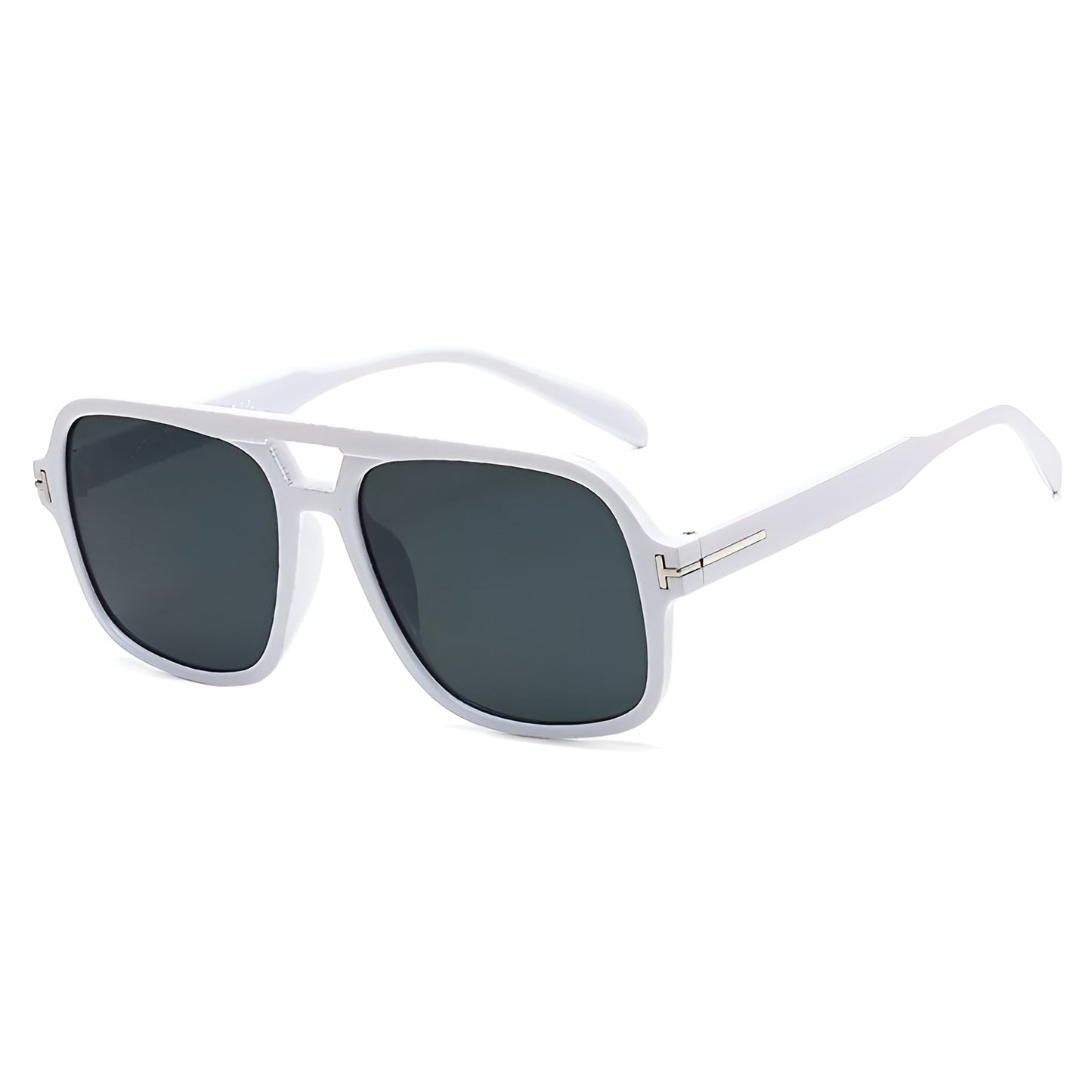 Lunettes de Soleil Femme Carrées avec Détails Métalliques – Calypso