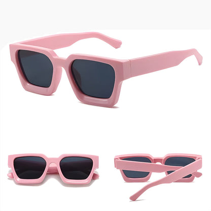 Lunettes de Soleil Femme Rectangulaires Épaisses – Shauna
