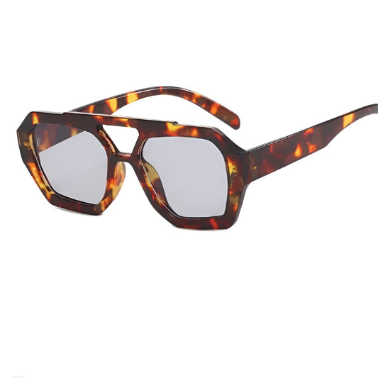 Lunettes de Soleil Femme Carrées avec Pont Ouvert – Sierra
