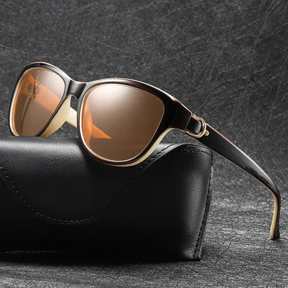 Lunettes de Soleil Femme Ovales avec Monture Élégante - Elara