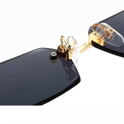 Lunettes de Soleil Femme Carrées avec Monture Métallique – Luna