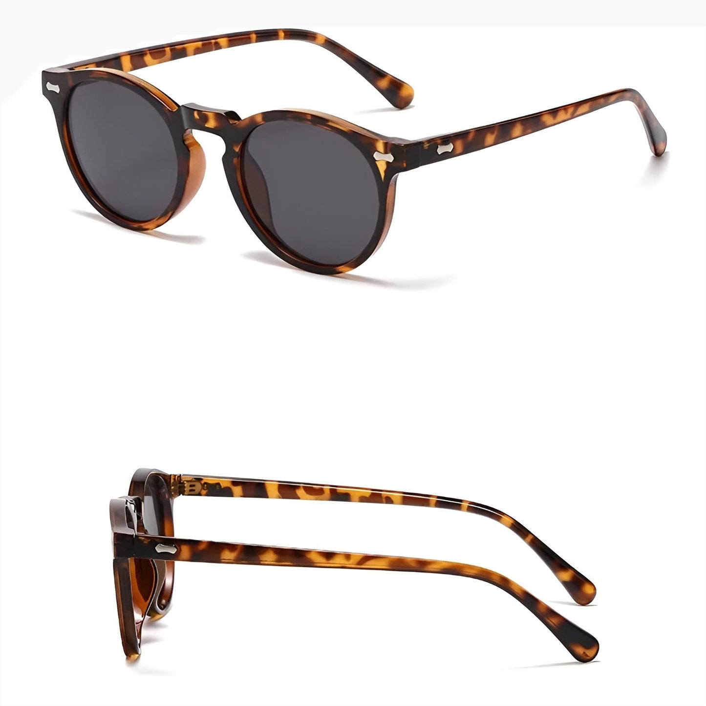 Lunettes de Soleil Femme Rondes avec Monture Épurée – Aurore