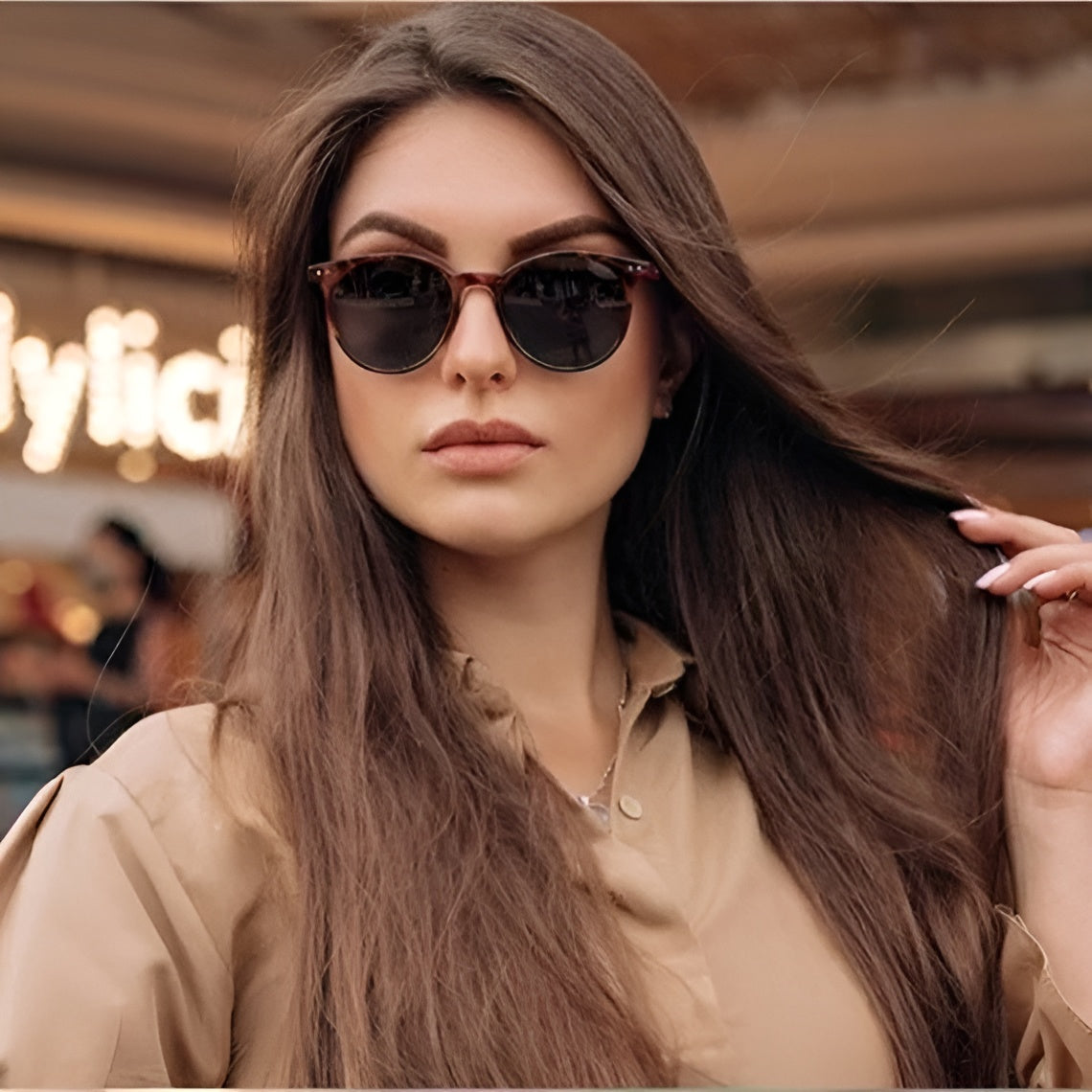 Lunettes de Soleil Femme Rondes – Lolly