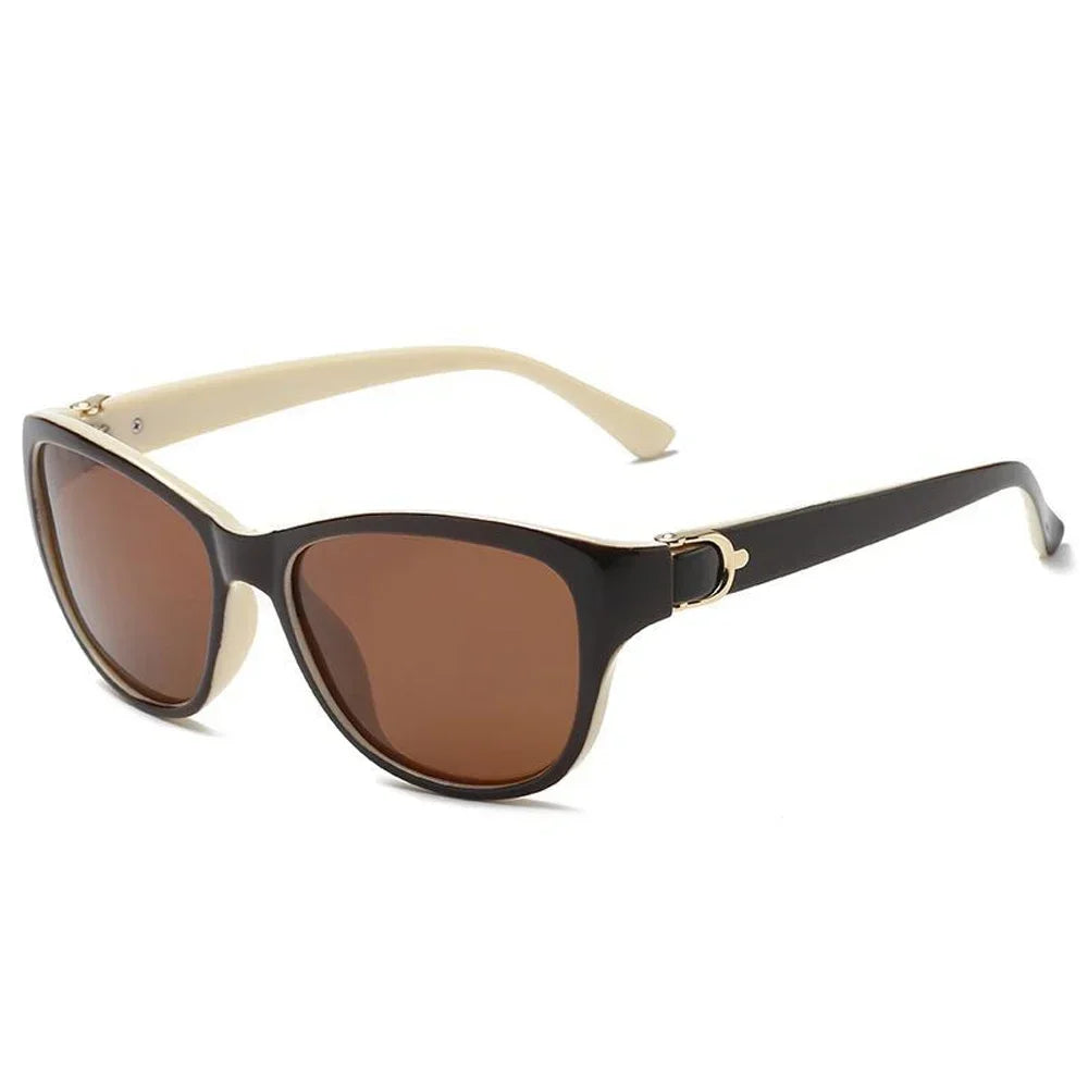 Lunettes de Soleil Femme Ovales avec Monture Élégante - Elara
