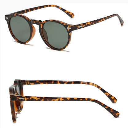 Lunettes de Soleil Femme Rondes avec Monture Épurée – Aurore