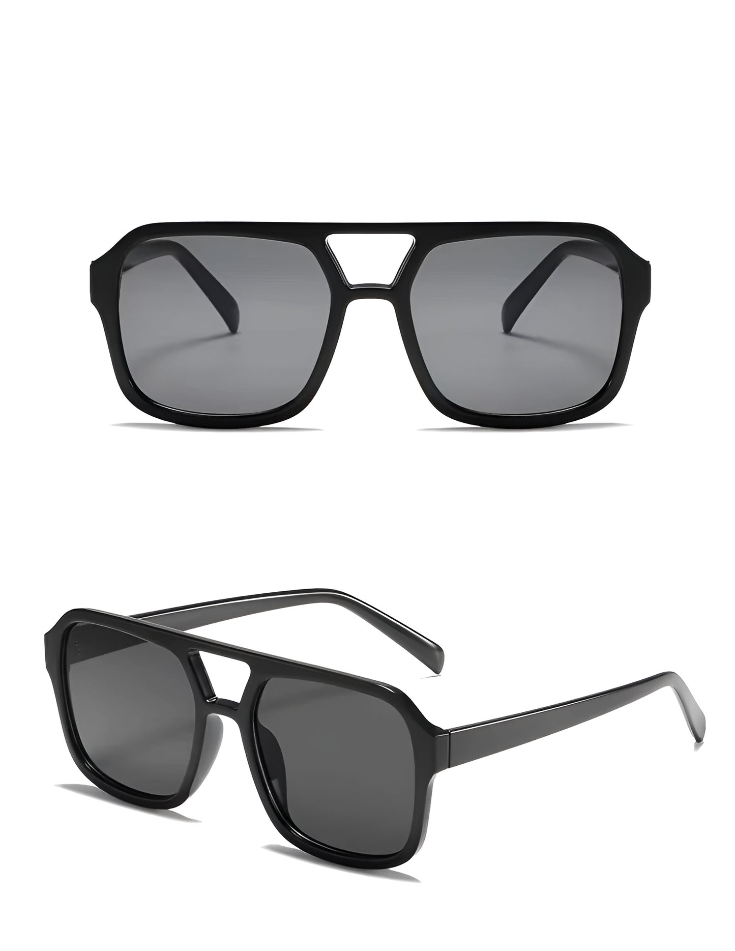 Lunettes de Soleil Femme Carrées avec Pont Déstructuré – Artemis