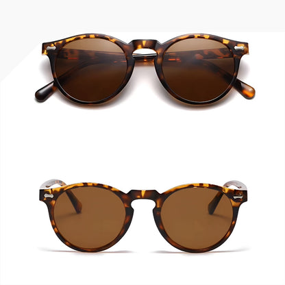 Lunettes de Soleil Femme Rondes avec Monture Épurée – Aurore