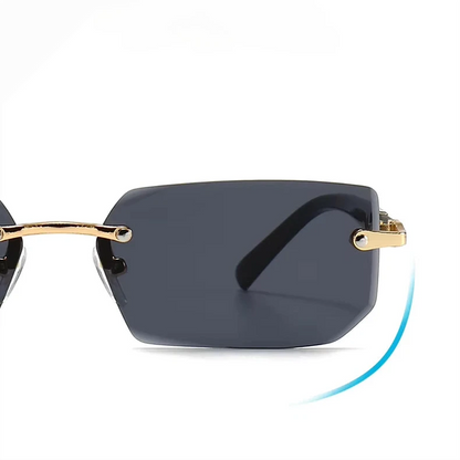Lunettes de Soleil Femme Carrées avec Monture Métallique – Luna