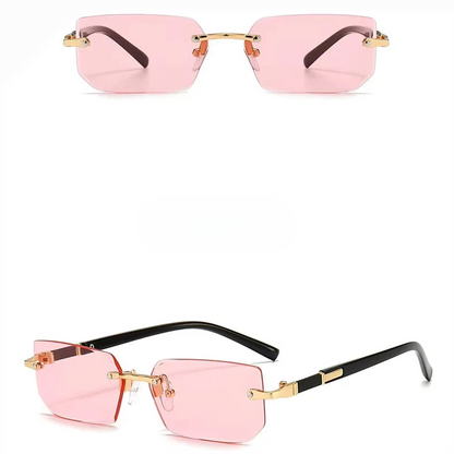 Lunettes de Soleil Femme Carrées avec Monture Métallique – Luna