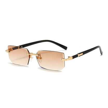 Lunettes de Soleil Femme Carrées avec Monture Métallique – Luna