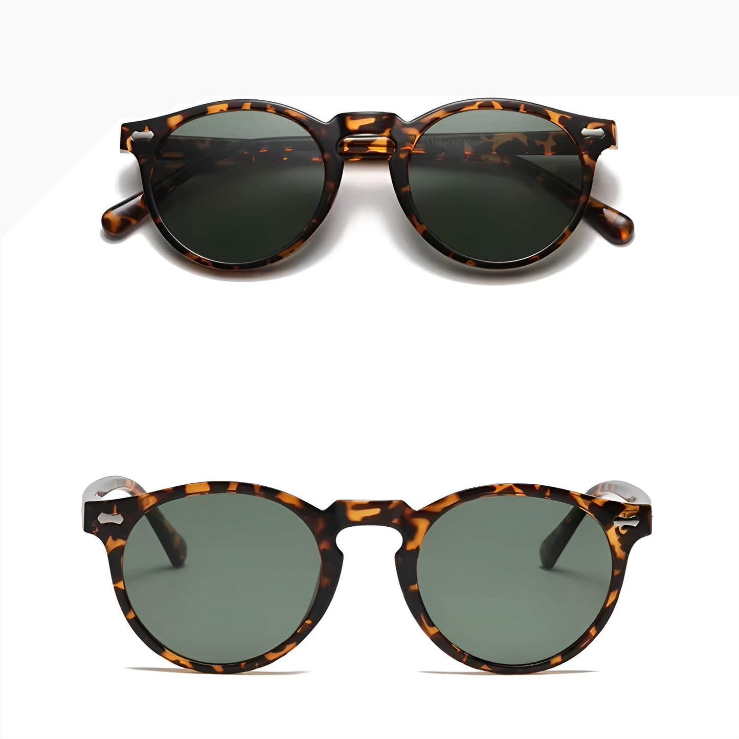 Lunettes de Soleil Femme Rondes avec Monture Épurée – Aurore