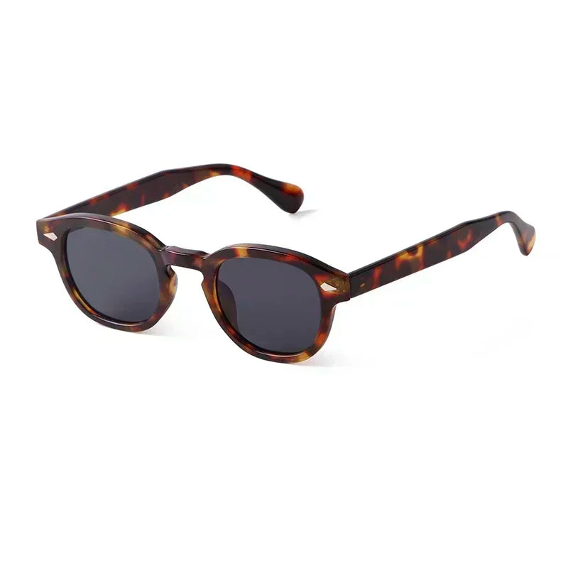 Lunettes de Soleil Femme Rondes avec Monture Écaille - Nova