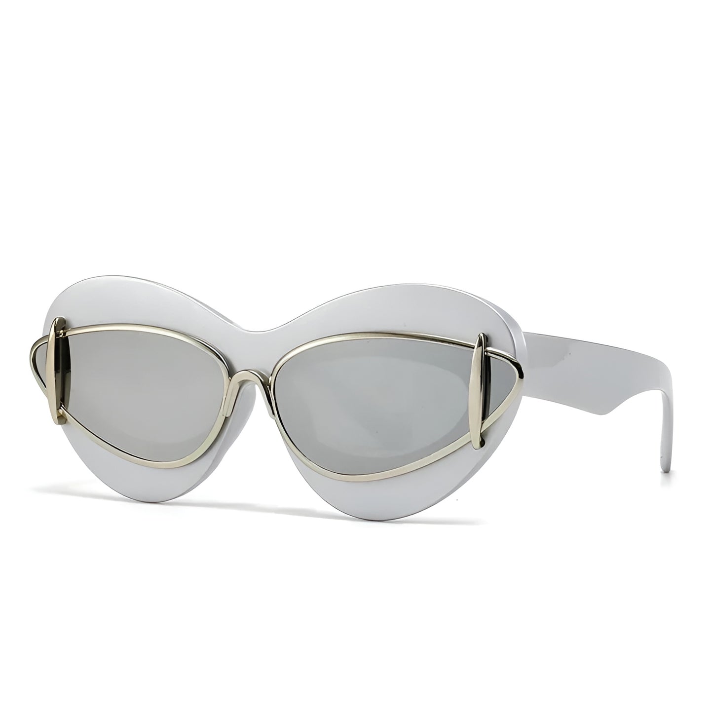 Lunettes de Soleil Femme Œil de Chat avec Détails Métalliques – Sofia