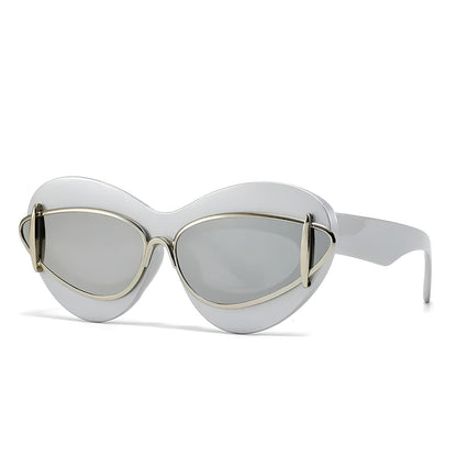 Lunettes de Soleil Femme Œil de Chat avec Détails Métalliques – Sofia