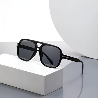 Lunettes de Soleil Femme Carrées avec Détails Métalliques – Calypso