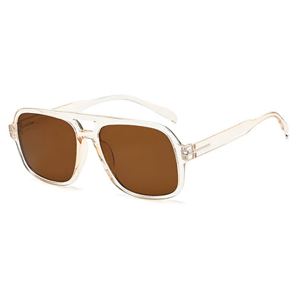 Lunettes de Soleil Femme Carrées avec Détails Métalliques – Calypso