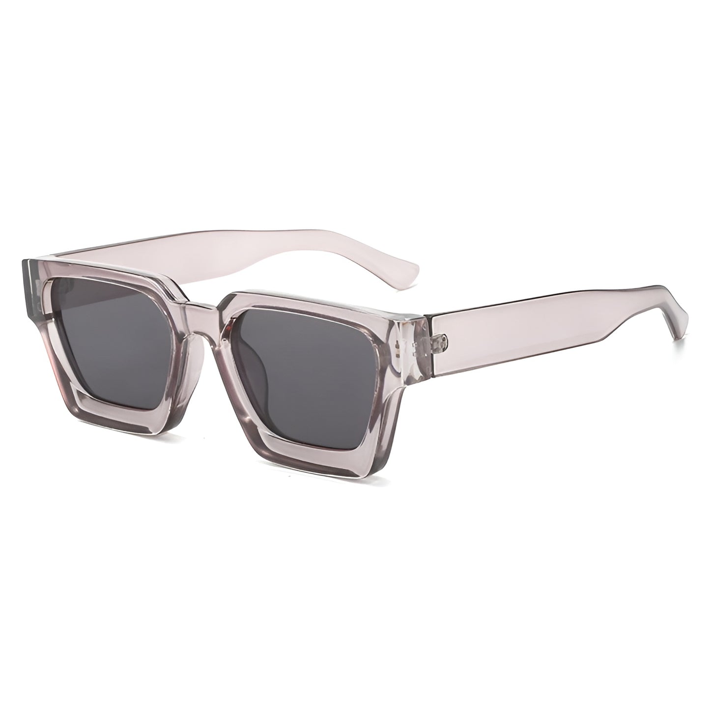Lunettes de Soleil Femme Rectangulaires Épaisses – Shauna