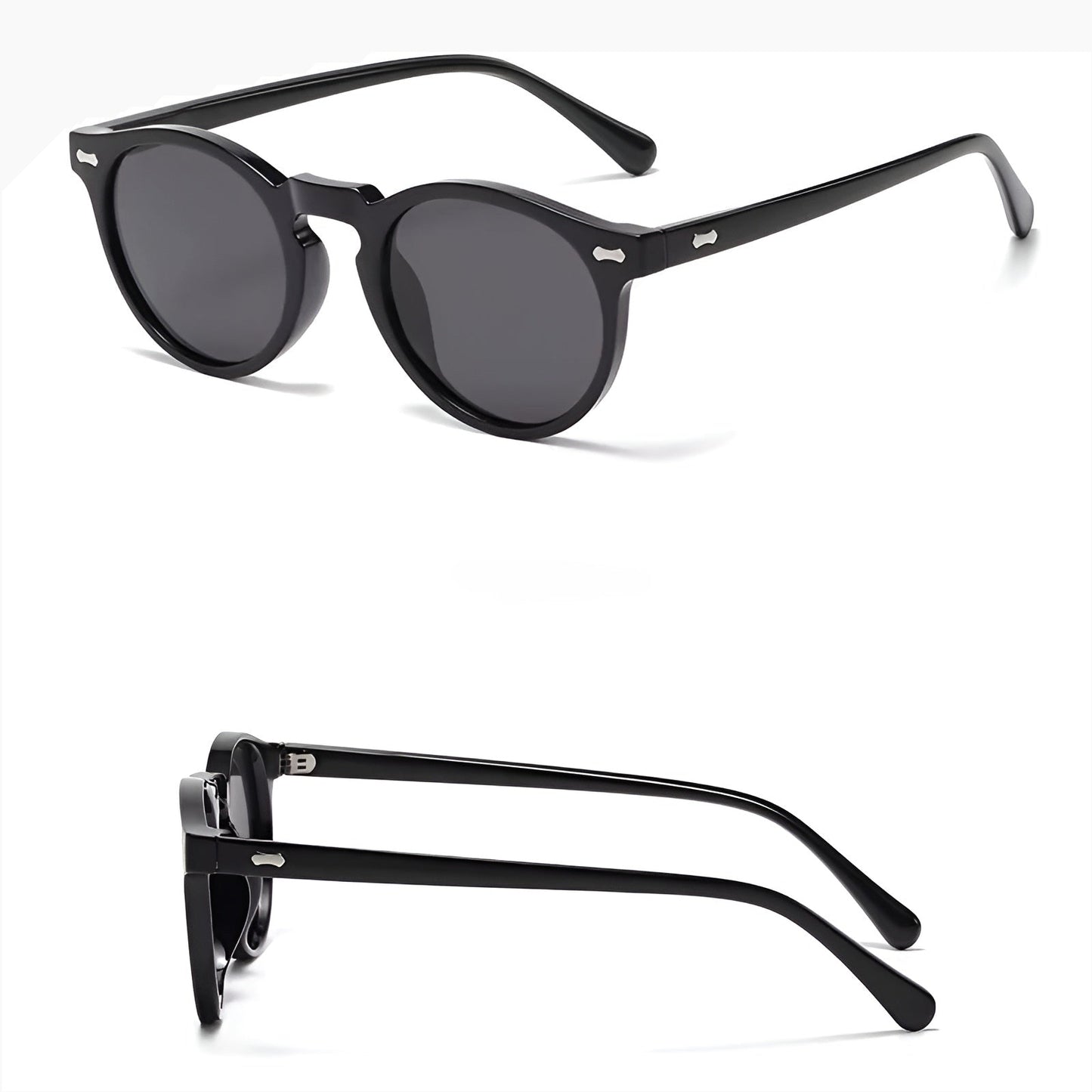 Lunettes de Soleil Femme Rondes avec Monture Épurée – Aurore