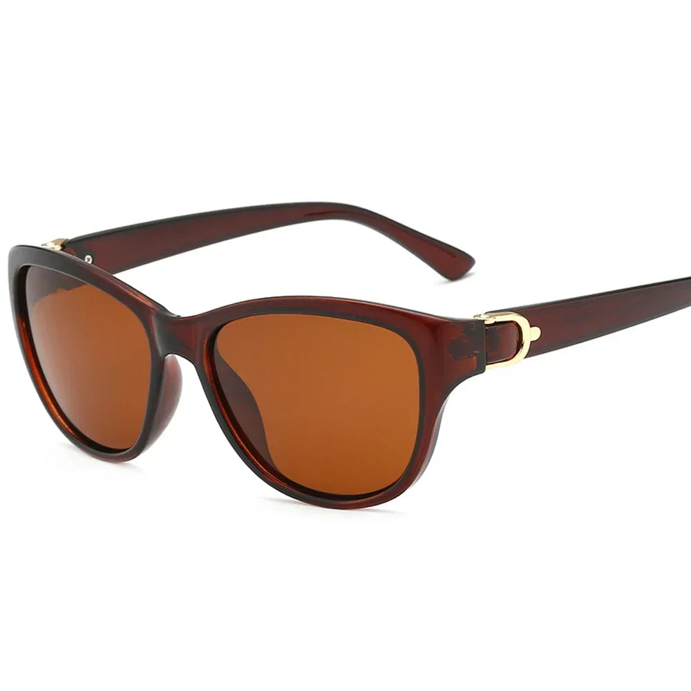 Lunettes de Soleil Femme Ovales avec Monture Élégante - Elara