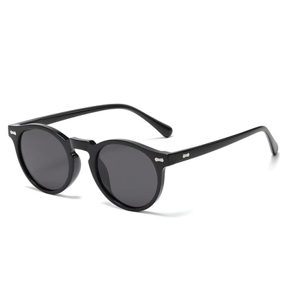 Lunettes de Soleil Femme Rondes avec Monture Épurée – Aurore