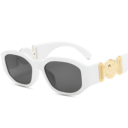 Lunettes de Soleil Femme Carrées avec Détails Dorés - Astra