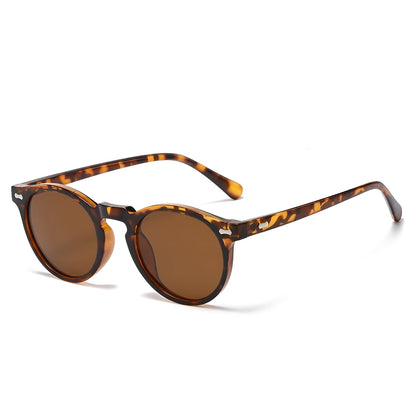 Lunettes de Soleil Femme Rondes avec Monture Épurée – Aurore