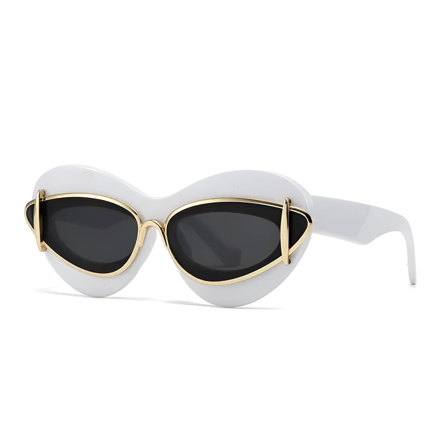 Lunettes de Soleil Femme Œil de Chat avec Détails Métalliques – Sofia