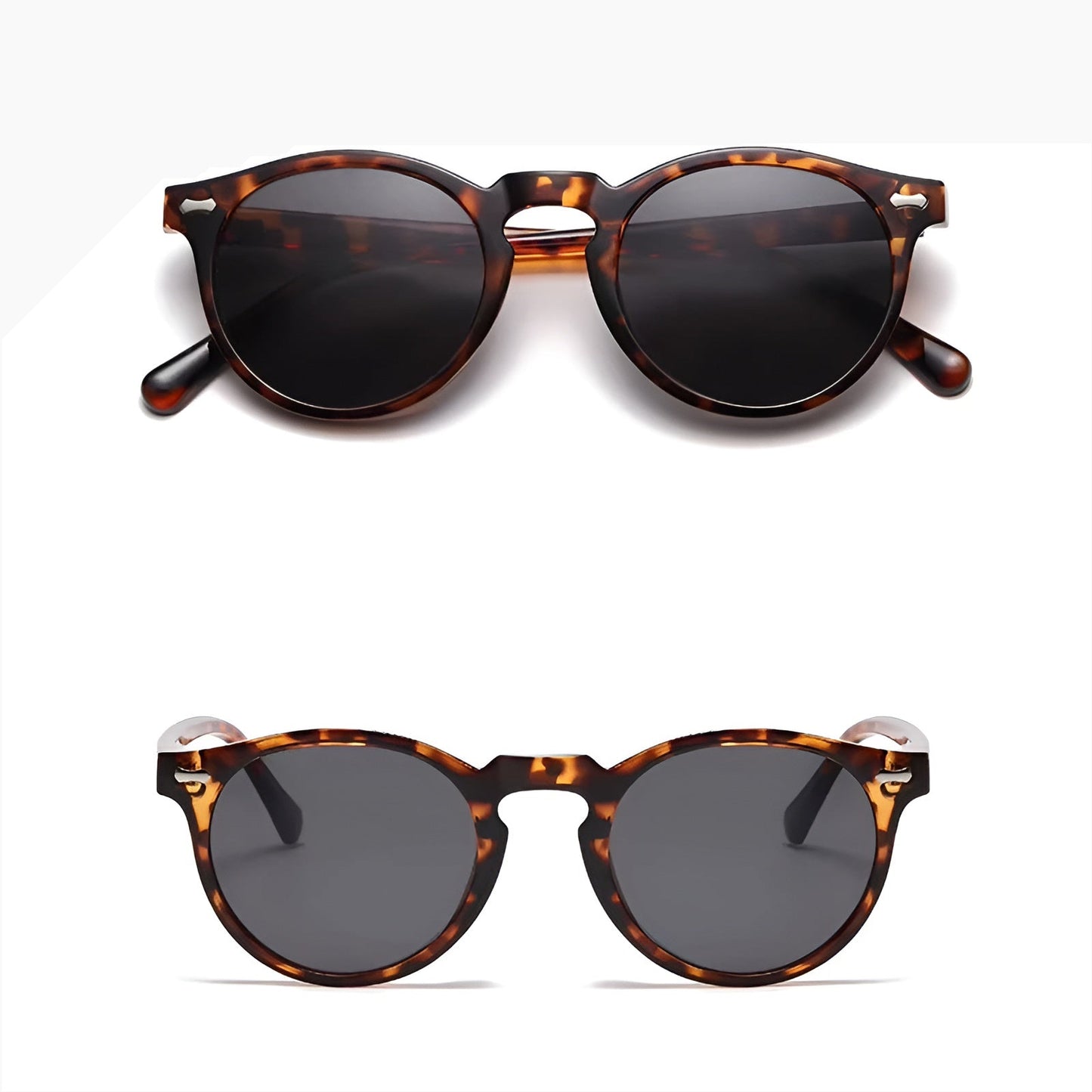 Lunettes de Soleil Femme Rondes avec Monture Épurée – Aurore