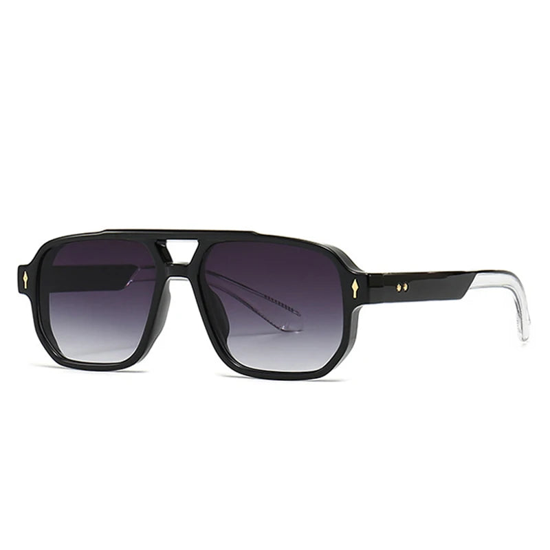 Lunettes de Soleil Femme Carrées avec Détails Dorés – Victoria