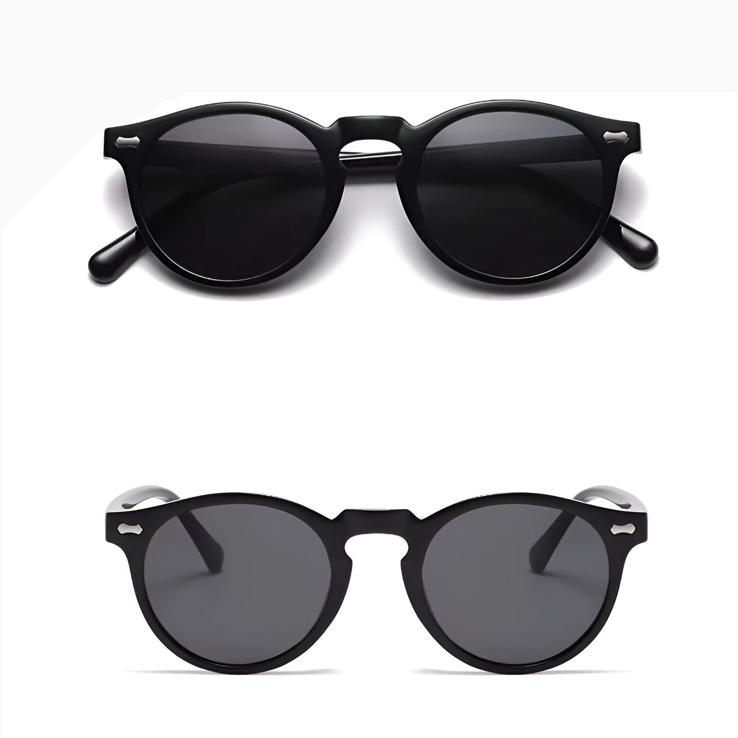 Lunettes de Soleil Femme Rondes avec Monture Épurée – Aurore