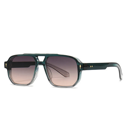 Lunettes de Soleil Femme Carrées avec Détails Dorés – Victoria