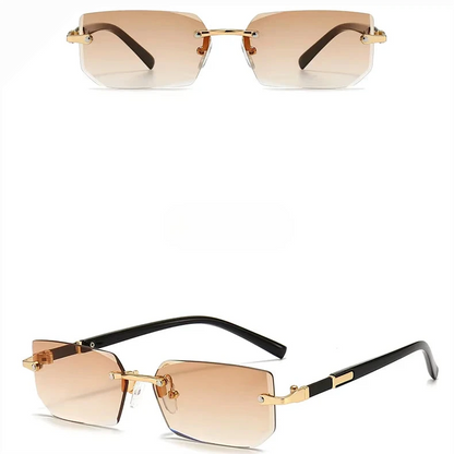 Lunettes de Soleil Femme Carrées avec Monture Métallique – Luna