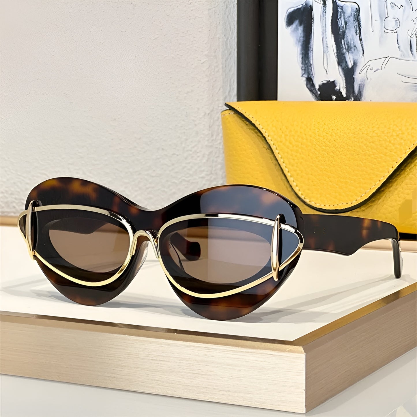 Lunettes de Soleil Femme Œil de Chat avec Détails Métalliques – Sofia