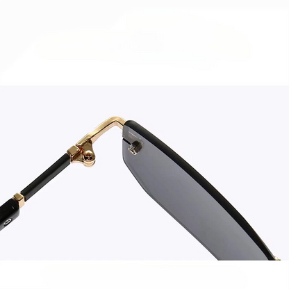 Lunettes de Soleil Femme Carrées avec Monture Métallique – Luna