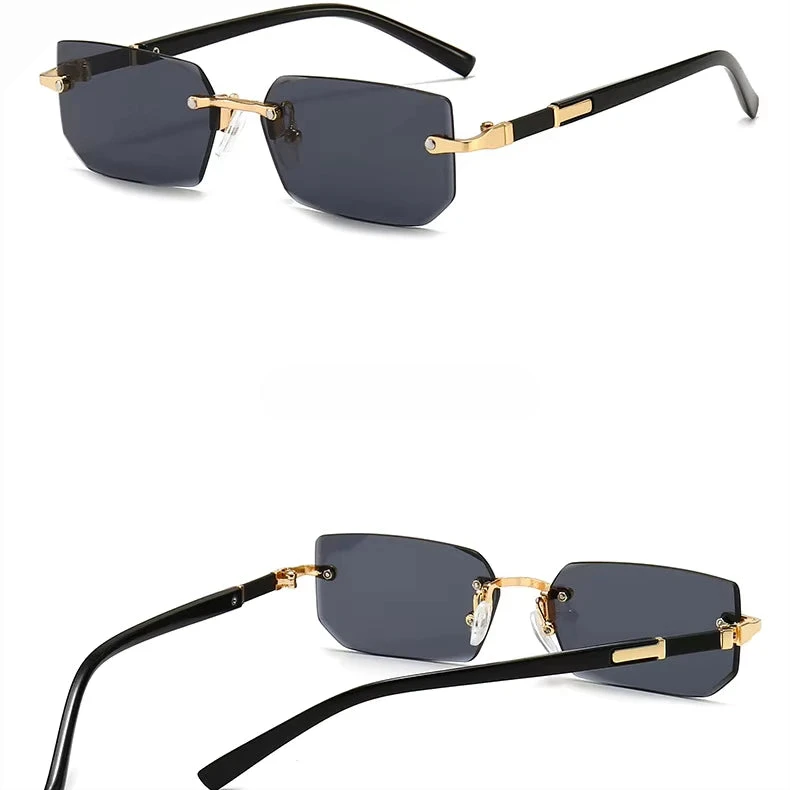 Lunettes de Soleil Femme Carrées avec Monture Métallique – Luna
