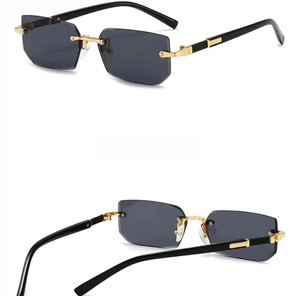 Lunettes de Soleil Femme Carrées avec Monture Métallique – Luna