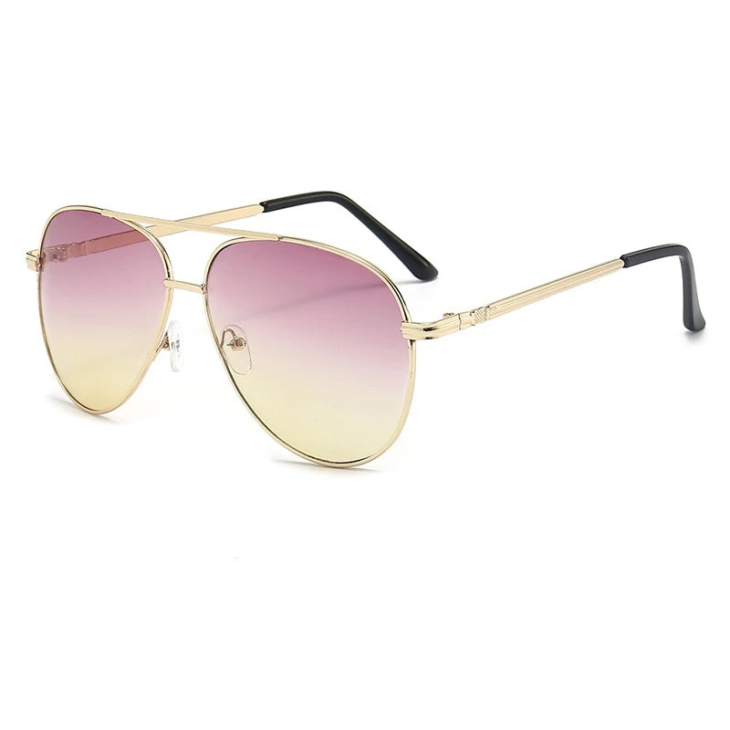 Lunettes de Soleil Femme Pilote avec Monture Métallique – Vega