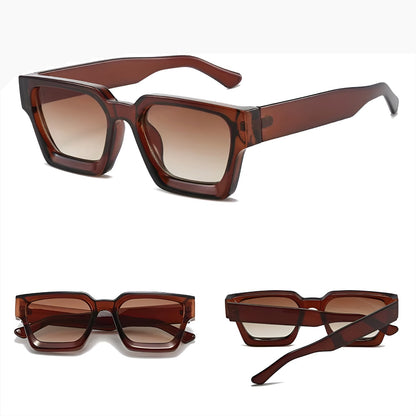 Lunettes de Soleil Femme Rectangulaires Épaisses – Shauna