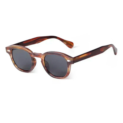 Lunettes de Soleil Femme Rondes avec Monture Écaille - Nova